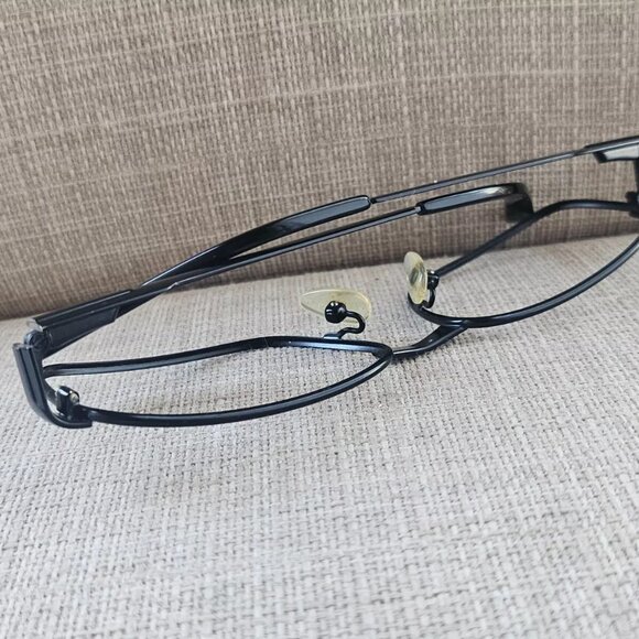 Kirkland Signature Eyeglasses Black matte Metal Frame 56[]16 135 Made in Italy - Picture 4 of 12